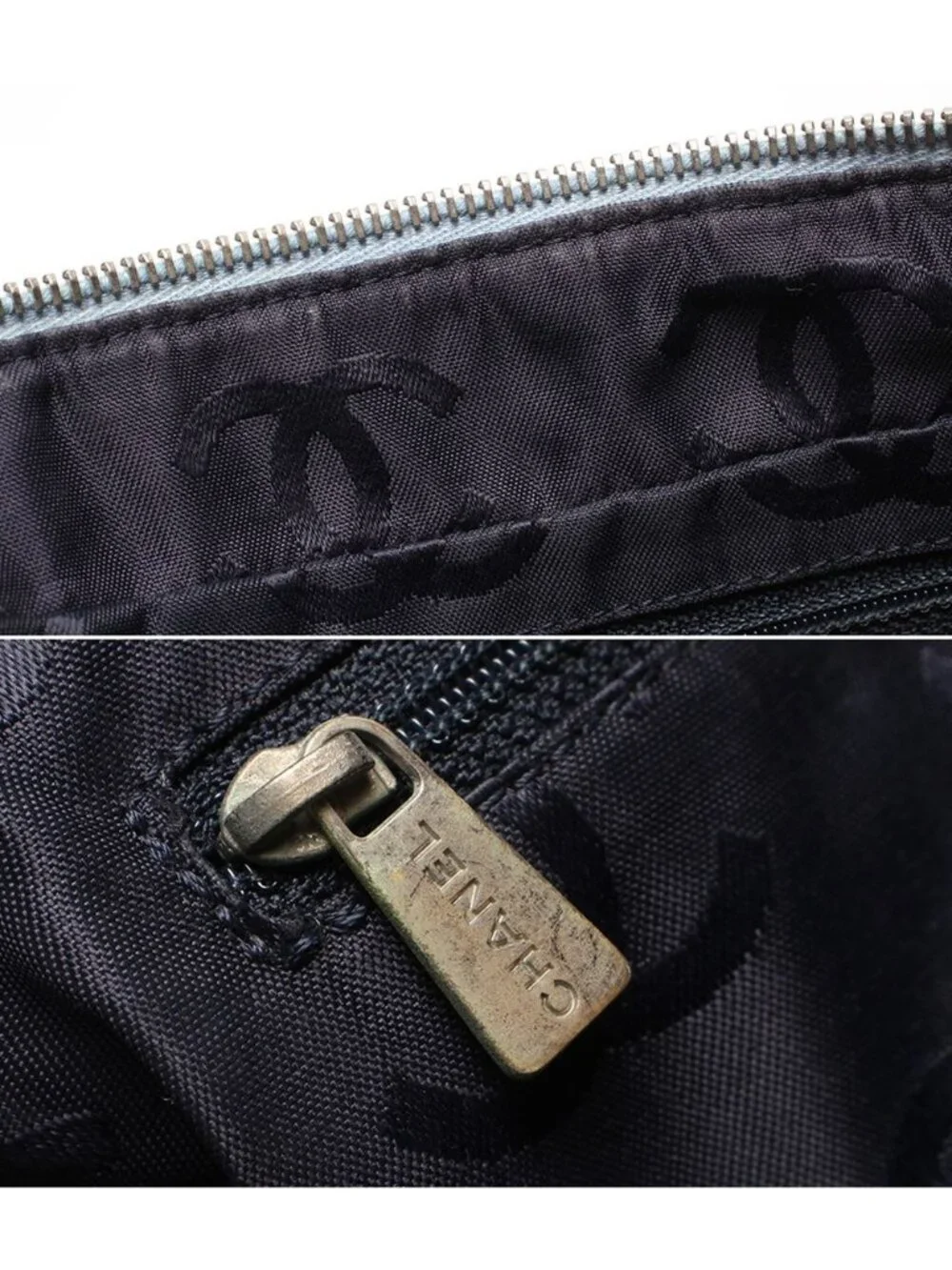 Chanel Shoulder Bag CC Logo 7 Denim